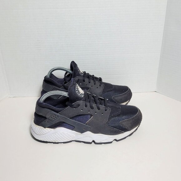 Nike Air Huarache Run Black Women's Running Athletic Shoe Sneaker Size 9 - Picture 1 of 11